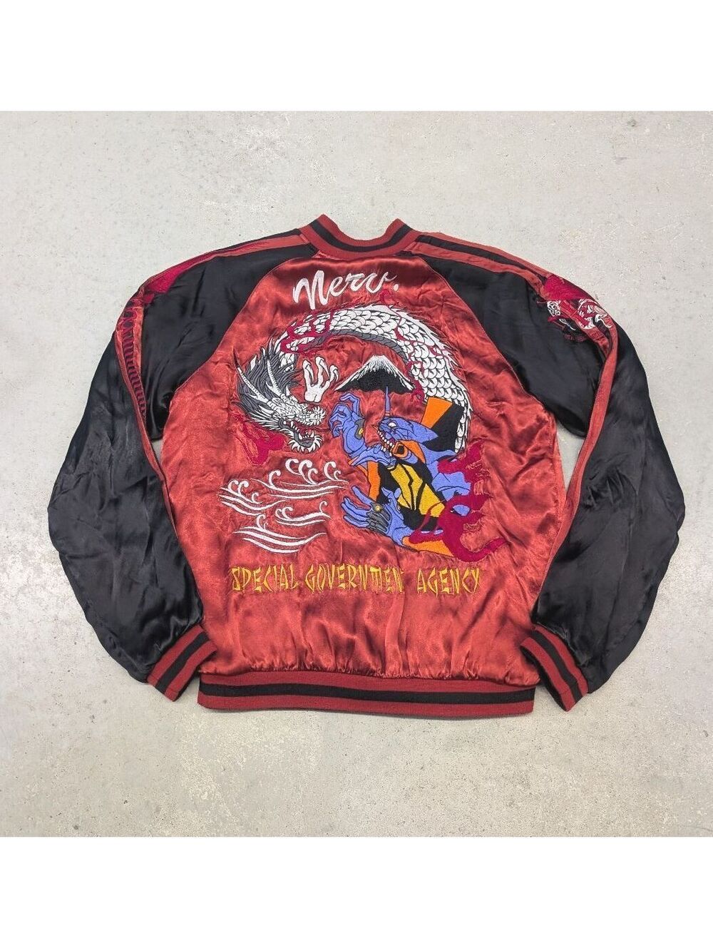 Nishiki x Evangelion Eva-01 Jacket Sukajan Reversible